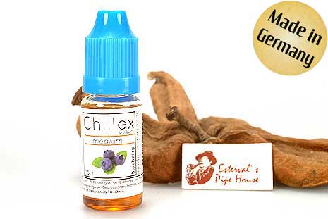 Chillex E-Zigarette E-Liquid "Medium" Blaubeere 10ml